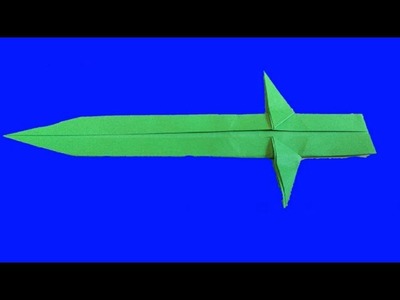 Kreasi kertas lipat | cara membuat origami pedang ninja | kerajinan tangan