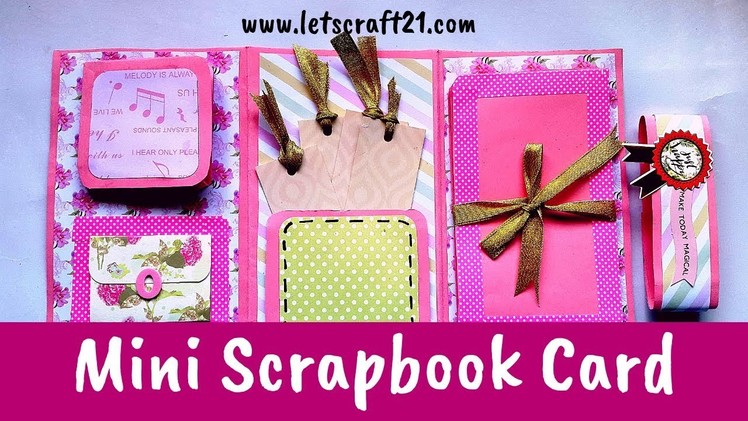 Mini Scrapbook Idea for Beginners| Scrapbook Ideas | letscraft