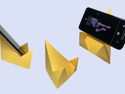 Origami stand Phone - How to Make Origami  Mobile Stand