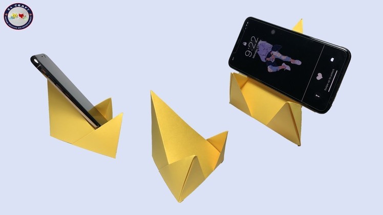 Origami stand Phone - How to Make Origami  Mobile Stand
