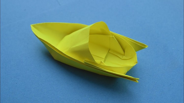 Paper boat origami - how to make a paper boat