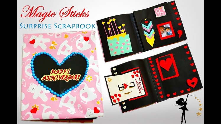 Scrapbook Ideas | Handmade | Gift for couples | Surprise Anniversary Gift | DIY  Easy Scrap Book