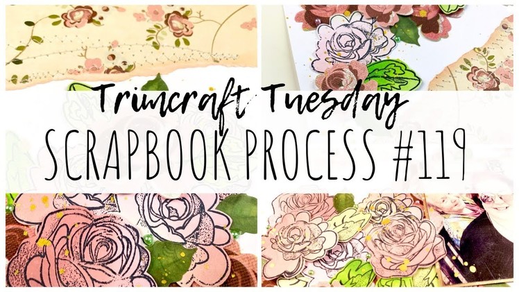 SCRAPBOOK PROCESS | 119 | V&A 2 Collection | Trimcraft Tuesday | ms.paperlover