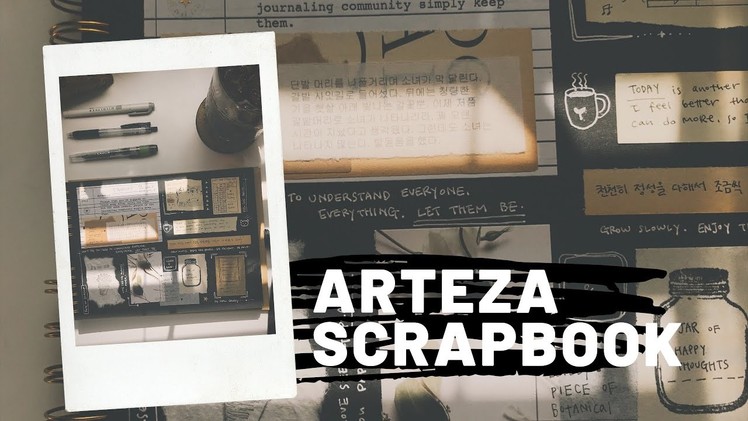 Scrapbook Review + Journal With me (Arteza gifted me!)