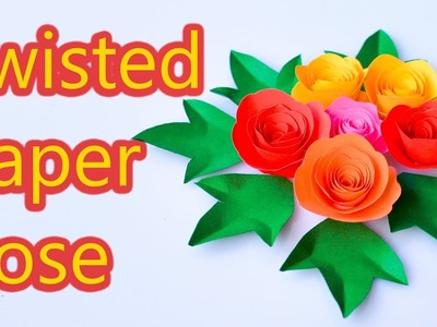 Crafts Twisted Paper Rose Origami Flower How To Make