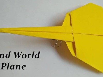 2nd World Record Paper Airplane That Flies Far -  Must Try & Share with your Friends