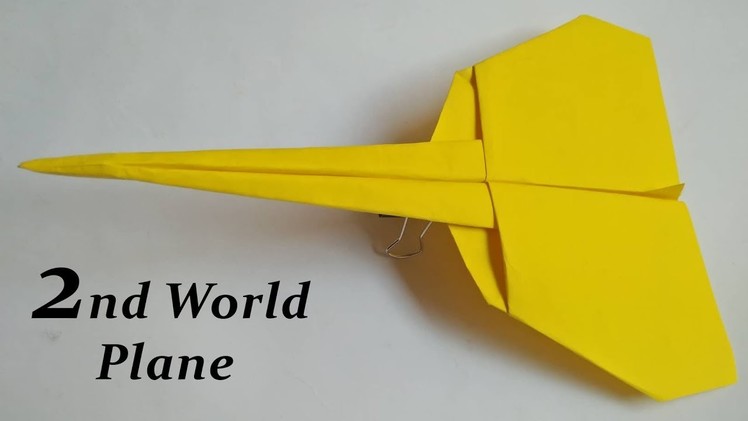 2nd World Record Paper Airplane That Flies Far -  Must Try & Share with your Friends