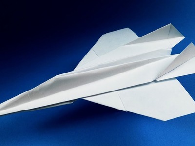 BEST ORIGAMI PAPER JET - How to make a paper airplane model