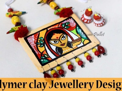 DIY Handmade Polymer Clay jewelry making techniques with air dry clay | Teracota clay jewellery