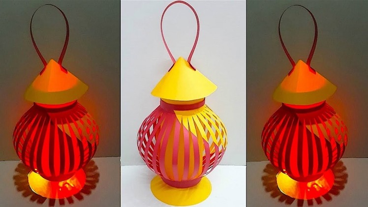 DIY -Lantern made from paper | DIY room Decorations Idea