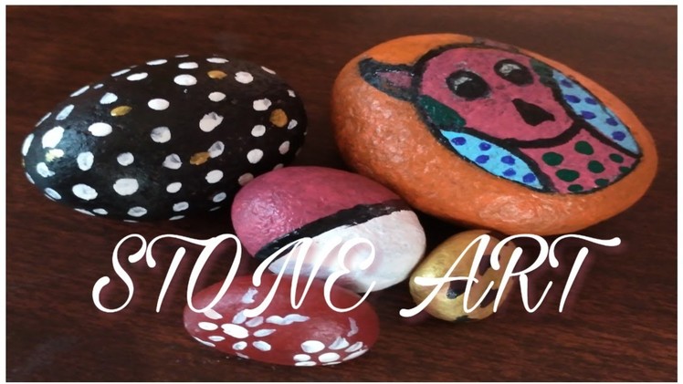 DIY STONE ART |DIY ROCK PAINTING | Stone art ideas | DIY Stone Painting Using Acrylic Paint