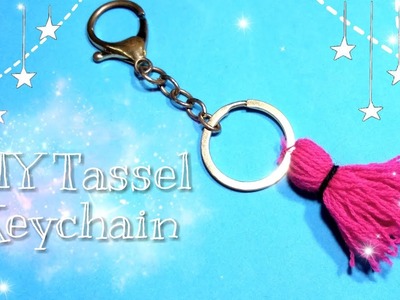 DIY Tassel Keychain.Woolen Tassel Bag Charm.Wool Keychain.School Bag Decor Ideas