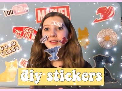 DIY Trendy Stickers WITHOUT Sticker Paper | Marina Kate