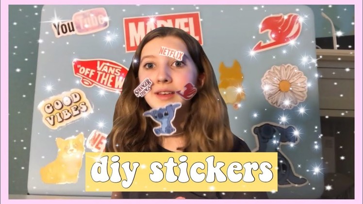 DIY Trendy Stickers WITHOUT Sticker Paper | Marina Kate