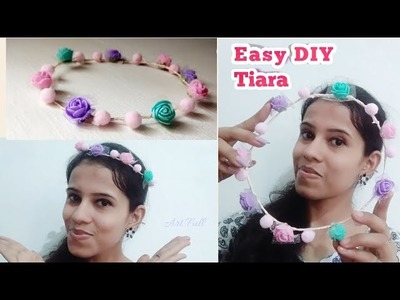 Easy DIY Tiara || How to make a Tiara. DIY Flower Crown.Tiyara