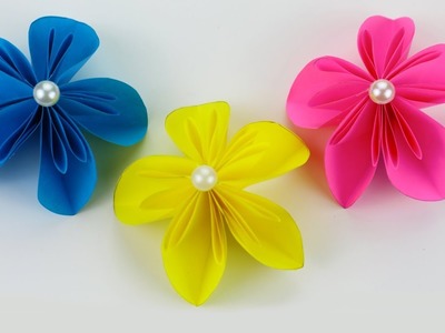 Easy Origami Paper Flowers | Flower Making | DIY