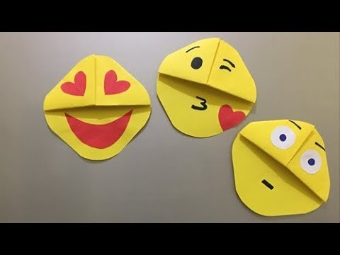 Emoji DIY Origami | Paper Crafts