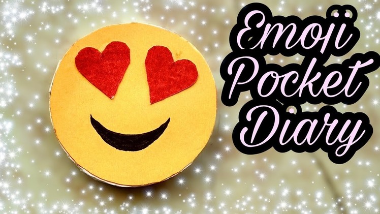 Emoji pocket diary making ||  DIY pocket diary out of Paper || pocket diary craft by VK's ART HOUSE