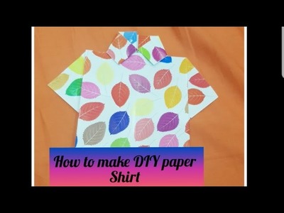 HOW TO MAKE DIY PAPER SHIRT OR CARD## FATHER'S DAY IDEA