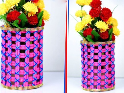 How to Make Flower Vase with Newspaper | Flower Vase Crafts | Gorgeous DIY Flower Vase Ideas