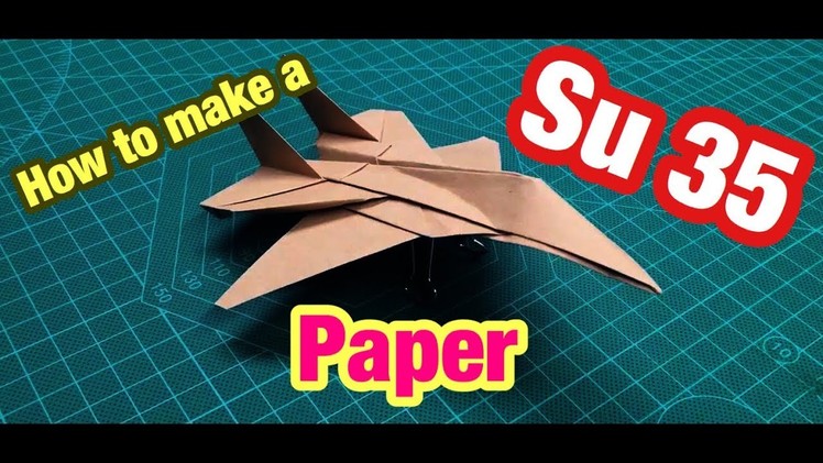 [MonMen House] Make a Plane - Su 35 - Paper military
