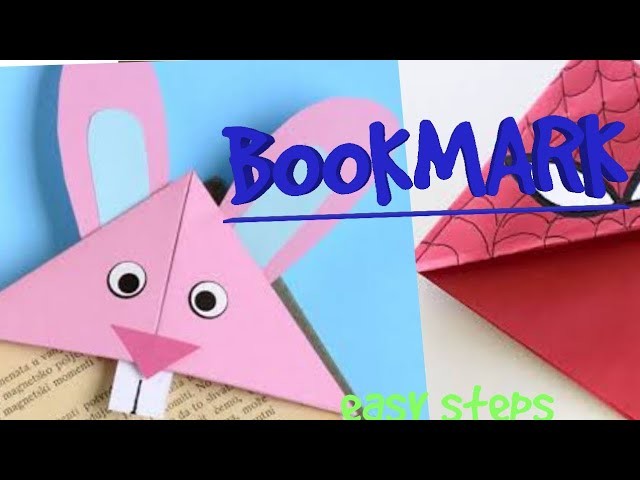 Origami bookmark from paper || at home ||emoji paper crafts