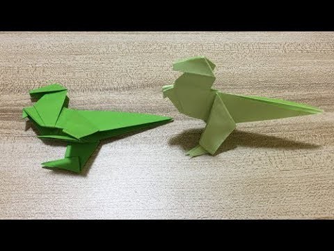 Origami Dinosaur | Dinosaur Paper Crafts for Kids