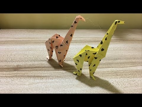 Origami Giraffe | Giraffe Paper Crafts for Kids