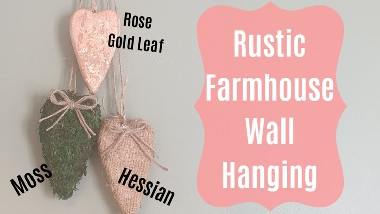 Rustic Farmhouse wall hanging DIY