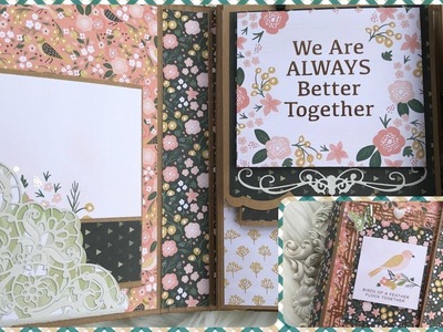 ????Tim Holtz Folio Mini Album???? feat. Amazing Paper Grace by Becca Feeken