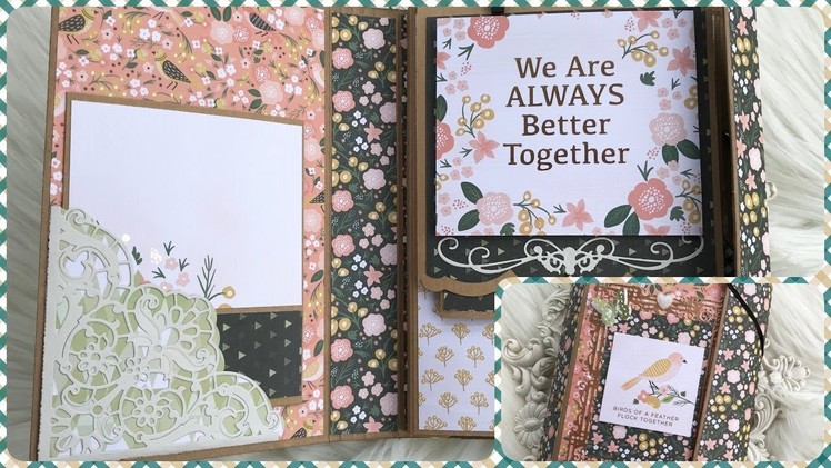 ????Tim Holtz Folio Mini Album???? feat. Amazing Paper Grace by Becca Feeken