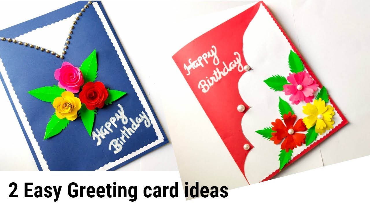 2-very-easy-birthday-card-ideas-handmade-greeting-card-diy-card