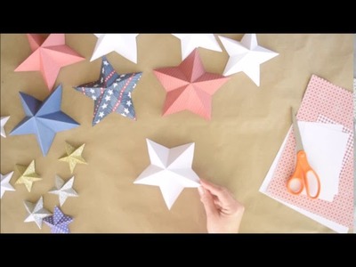 3D Paper Stars