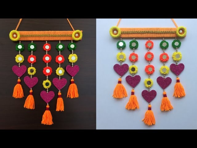 Amazing Woolen crafts Ideas | Door Toran Making | DIY Room Decor | Wall Hanging