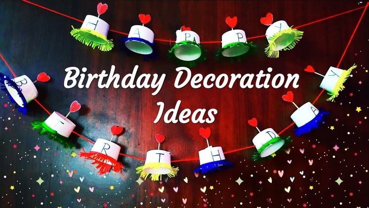 Birthday decoration simple | Best Out of Waste Idea | Genius Party Ideas | DIY | sweety trendzzz