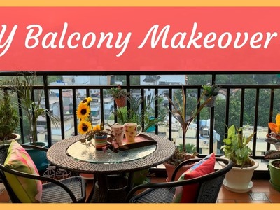 DIY BALCONY MAKEOVER | Indian home Decor | Artsy Craftsy Nagpur