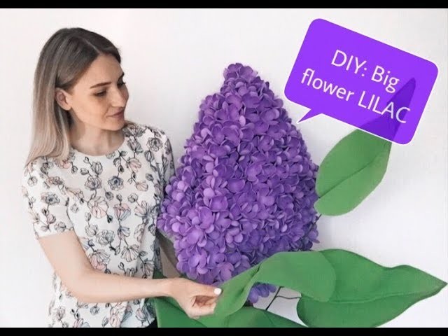 DIY: BIG FLOWER LILAC\How to make