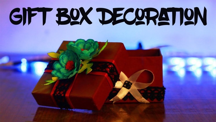 DIY gift box decoration