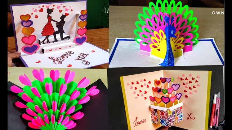 DIY - Pop up Card-DIY card for Father's Day. Father's Day Card idea- Birthday Day card!
