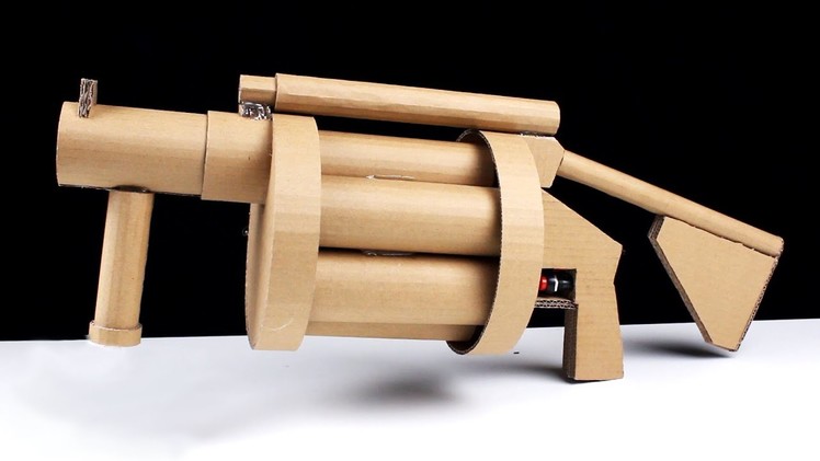 DIY uses cardboard to make multiple Grenade Launcher