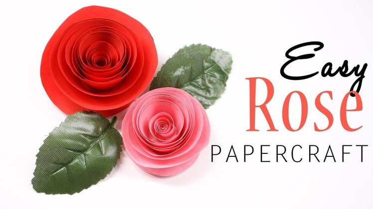 Easy #DIY #Papercraft #Rose #Flower