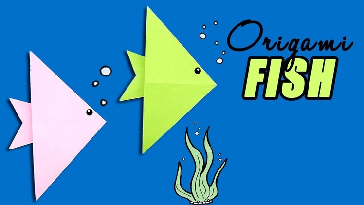 Easy #origami #paper Fish - Cute origami