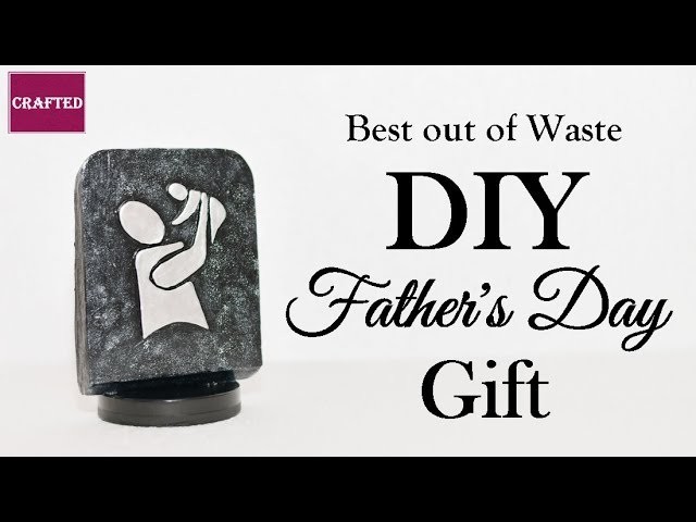 FATHER'S DAY GIFT idea | DIY Father's day Gift | Dad & Baby granite carving lookalike DIY |