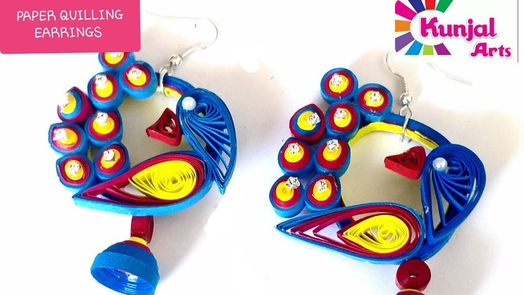 PAPER QUILLING EARRINGS.QUILLING JEWELLERY.ACCESSORIES. PAPER ART