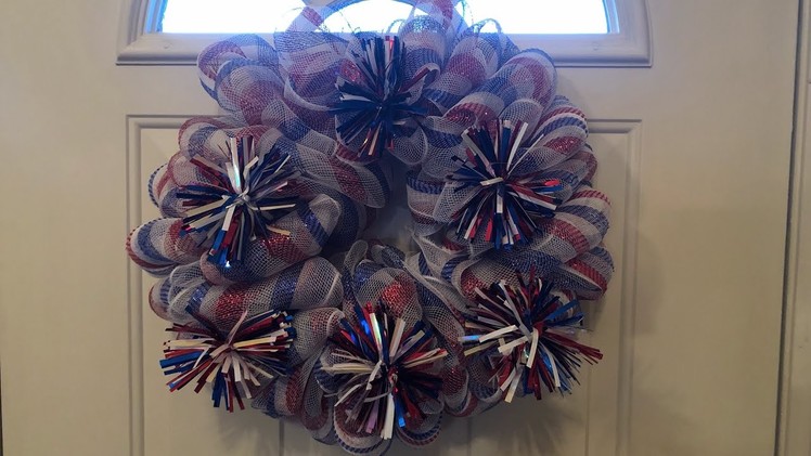 Patriotic Wreath DIY||4th of July DIY||Patriotic Series Week 3