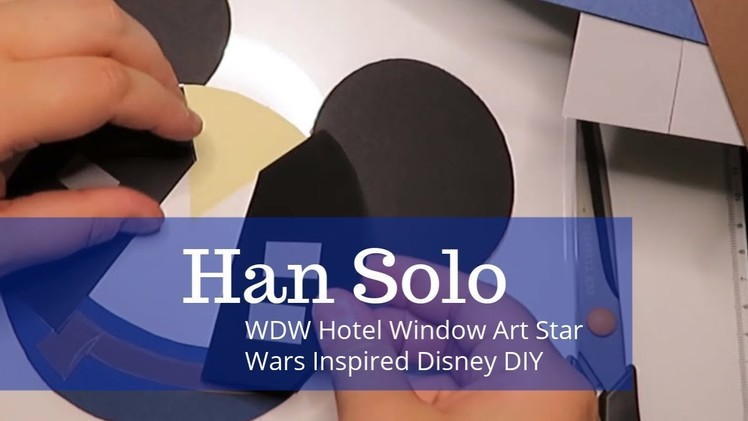 Star Wars: Galaxy's Edge Han Solo Disney DIY Window Art WDW Resorts | Scan N Cut