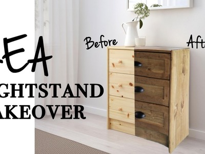 The Easiest Ikea Rast Hack! ~ DIY Ikea Nightstand Makeover ~ IKEA Hack