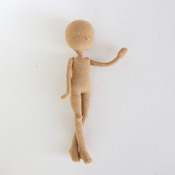 Basic Doll Body with moving head &arms - AMIGURUMI pdf pattern