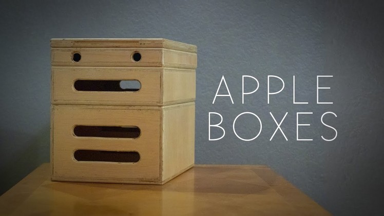 DIY Apple Boxes: The Most Versatile Tool for Photography and Filmmaking - Easy Woodworking Project