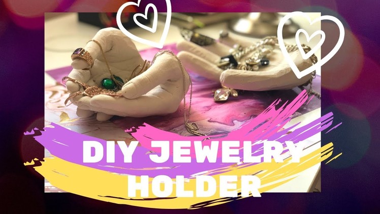 DIY holders Plaster Cast Kit Jewelry Holder Hand